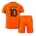 Billige Inter Milan Lautaro Martinez #10 Børnetøj Tredjetrøje til baby 2023-24 Kortærmet (+ korte bukser)